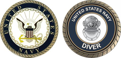U.S. Navy Diver ND Challenge Coin