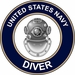 U.S. Navy Diver ND decal