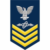 U.S. Navy E-6 Gold Rate Decal Stickers Thumbnail Illustration