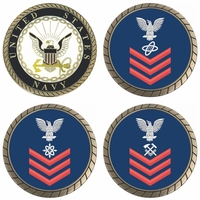 U.S. Navy E-6 Red Rate Challenge Coins Thumbnail Illustration