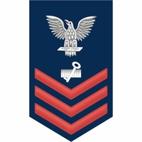 U.S. Navy E-6 Red Rate Decal Stickers Thumbnail Illustration