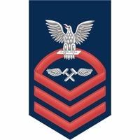 U.S. Navy E-7 Red Rate Decal Stickers Thumbnail Illustration