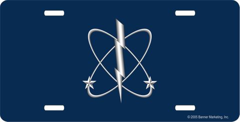 U. S. Navy Electronics War Technician License Plate