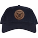 U.S. Navy Emblem Leather Patch Cap (Made in the USA)