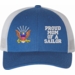 U.S. Navy Emblem Proud Mom of a Sailor Women's Split-Cap