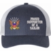 U.S. Navy Emblem Proud Supporter of a Sailor Women's Split-Cap