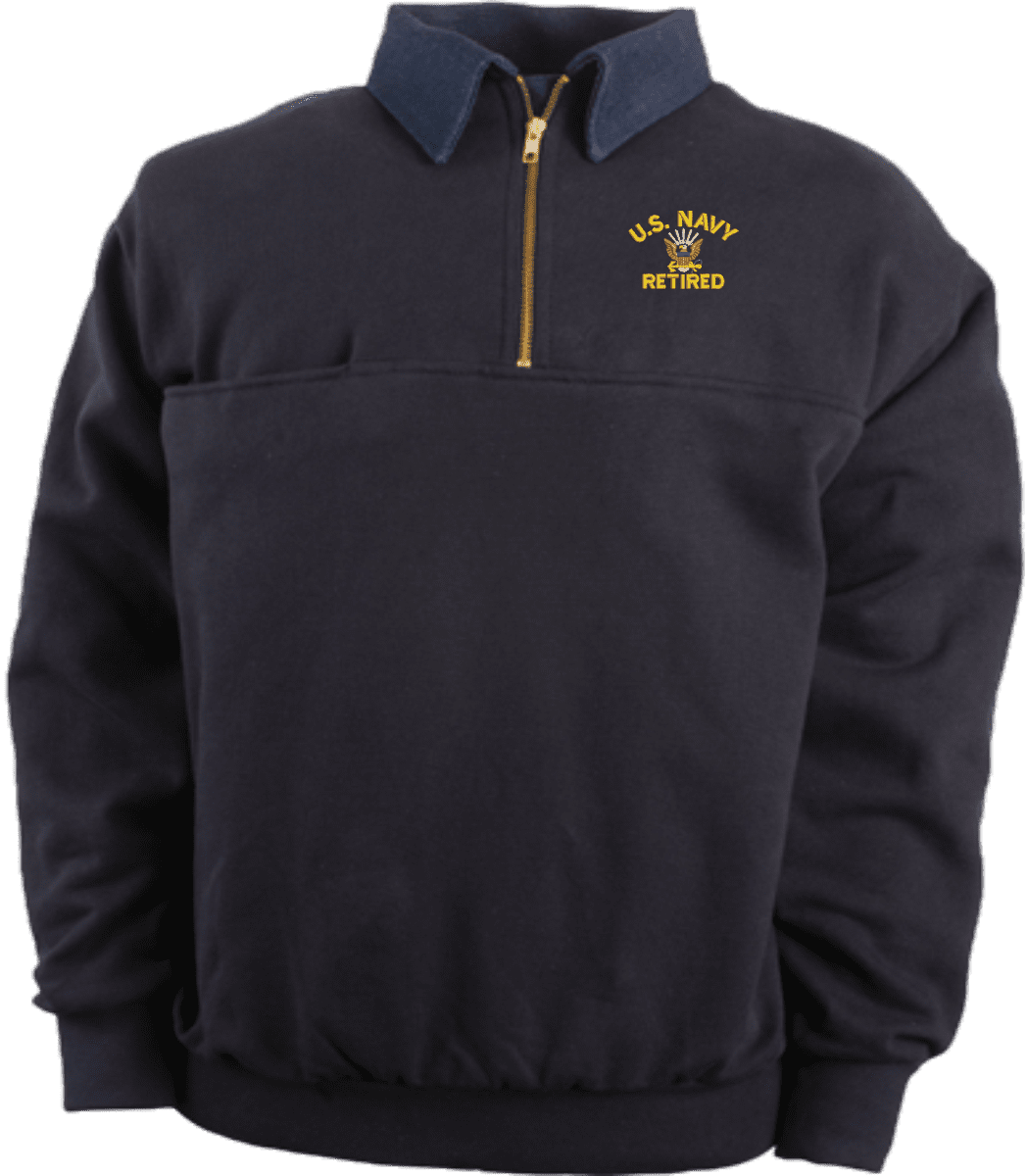 us navy quarter zip