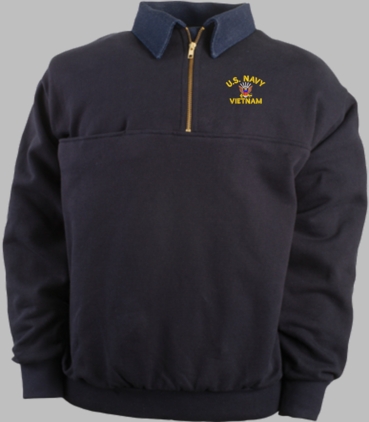 U.S. Navy Vietnam Quarter-Zip Work Shirt