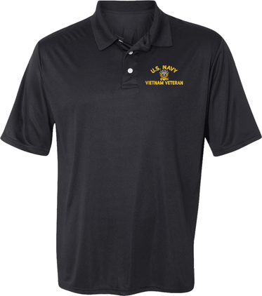 U.S. Navy Vietnam Veteran Moisture Wicking Polo