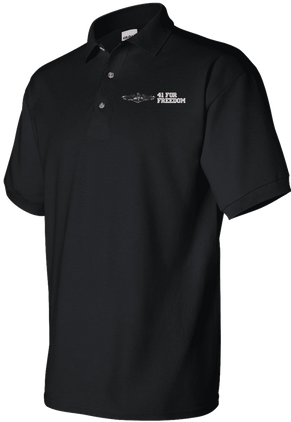 U.S. Navy Enlisted Silver Dolphins 41 For Freedom Polo