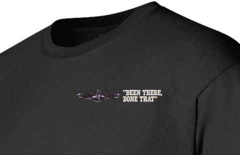 U.S. Navy Enlisted Silver Dolphins Been There Done That T-Shirt