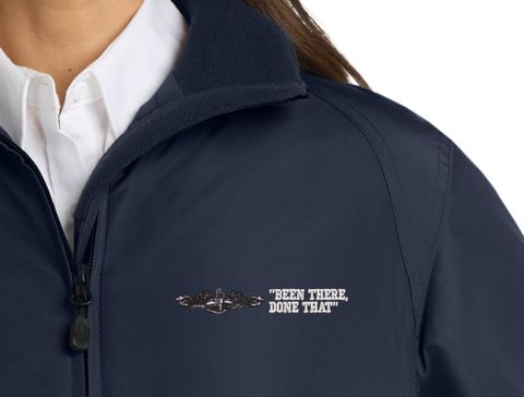 U.S. Navy Enlisted Silver Dolphins Been There Done That Women's 3-Season Jacket