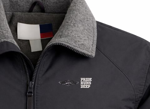 U.S. Navy Enlisted Silver Dolphins Pride Runs Deep 3-Season Jacket