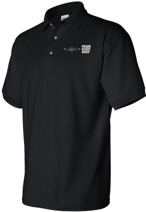 U.S. Navy Enlisted Silver Dolphins Pride Runs Deep Polo