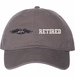 U.S. Navy Enlisted Silver Dolphins Retired Unstructured Dad Cap