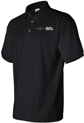 U.S. Navy Enlisted Silver Dolphins Silent Service Polo