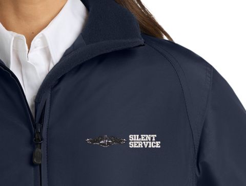 U.S. Navy Enlisted Silver Dolphins Silent Service Women's 3-Season Jacket