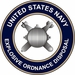 U.S. Navy Explosive Ordnance Disposal EOD decal