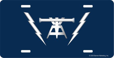 U. S. Navy Fire Controllman's License Plate