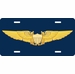 U.S. Navy Flight Officer Wings License Plate