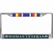 U.S. Navy Global War on Terrorism Ribbon Woman Veteran License Plate Frame