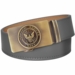 U.S. Navy Grey Full Grain Leather Slide Belt