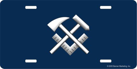 U. S. Navy Hull Maintenance Technician License Plate