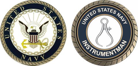 U.S. Navy Instrumentman IM Challenge Coin