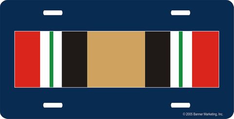 U.S. Navy Iraq Veteran License Plate