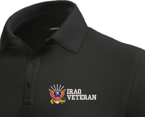 U.S. Navy Iraq Veteran Moisture Wicking Polo