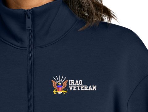 U.S. Navy Iraq Veteran Women's Soft Spacer Quarter-Zip