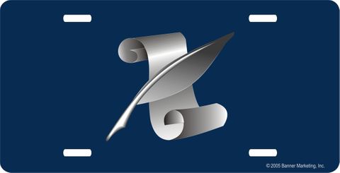 U. S. Navy Journalist License Plate