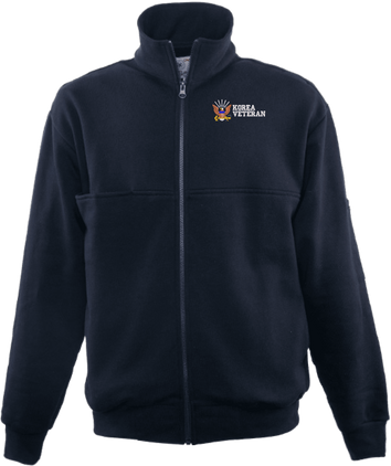 U.S. Navy Korea Veteran Game Sportswear Firefighters Full Zip Turtleneck