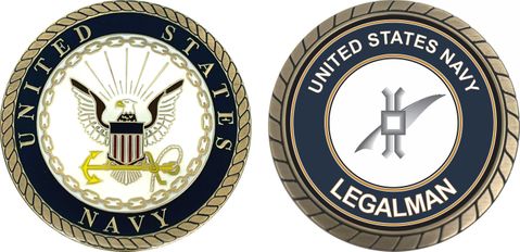 U.S. Navy Legalman LN Challenge Coin