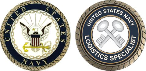 U.S. Navy Logistics Specialist LS Challenge Coin