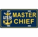 U.S. Navy Master Chief Petty Officer (MCPO) License Plate