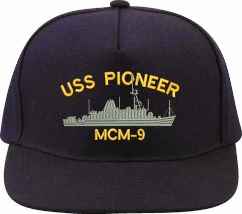 U.S. Navy MCM Mine Warfare Ship Ball Cap