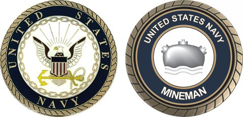 U.S. Navy Mineman MN Challenge Coin