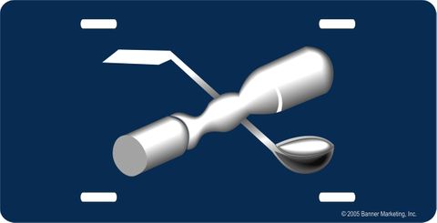 U.S. Navy Molder License Plate