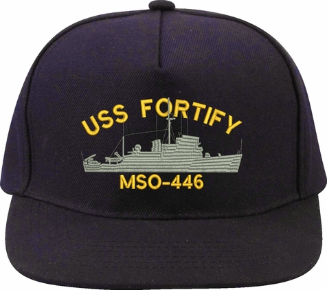 U.S. Navy MSO Mine Warfare Ship Ball Cap
