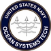 U.S. Navy Ocean Systems Technician OT decal