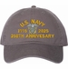 U.S. Navy Officer 250th Anniversary Unstructured Dad Cap