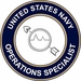 U.S. Navy Operations Specialist OS decal