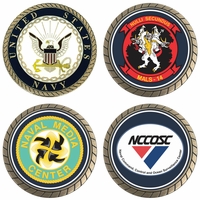U.S. Navy Organizations Challenge Coins Thumbnail Illustration