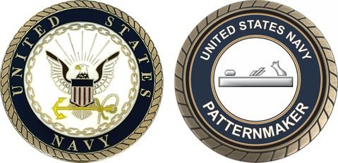 U.S. Navy PATTERNMAKER PM Challenge Coin