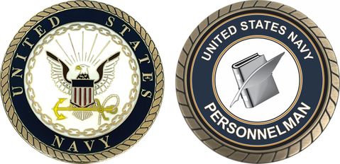 U.S. Navy Personnel Specialist PS Challenge Coin