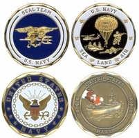 U.S. Navy Pride Challenge Coins Thumbnail Illustration