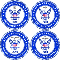 U.S. Navy Rate Decals and Sticker Thumbnail Illustration