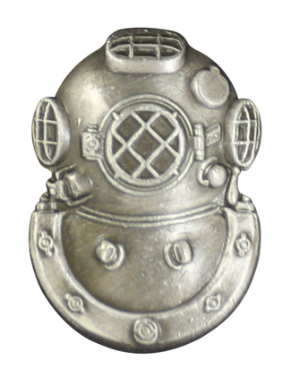 U.S. Navy Regulation Diver 2nd Class Badge - Oxidized Finish