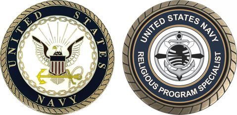 U.S. Navy Religious Program Specialist RP Challenge Coin